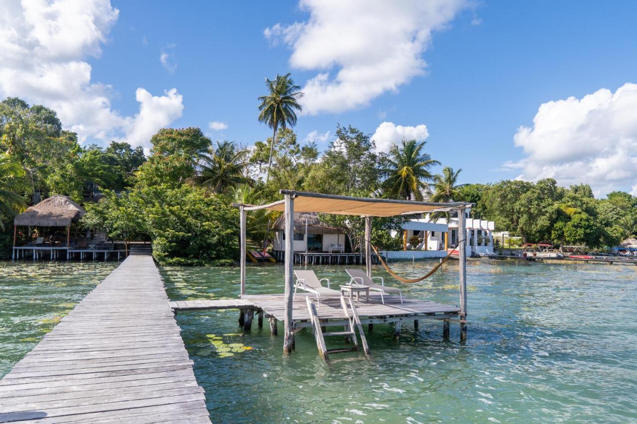 Lagoon Front Hut: Daily Cleaning, Bikes & Kayaks! Bacalar Εξωτερικό φωτογραφία