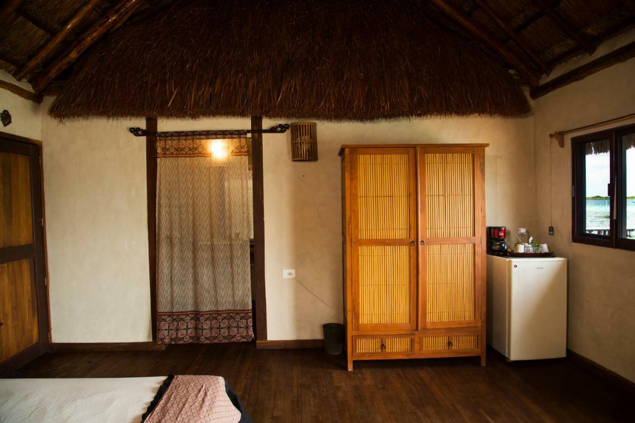 Lagoon Front Hut: Daily Cleaning, Bikes & Kayaks! Bacalar Εξωτερικό φωτογραφία