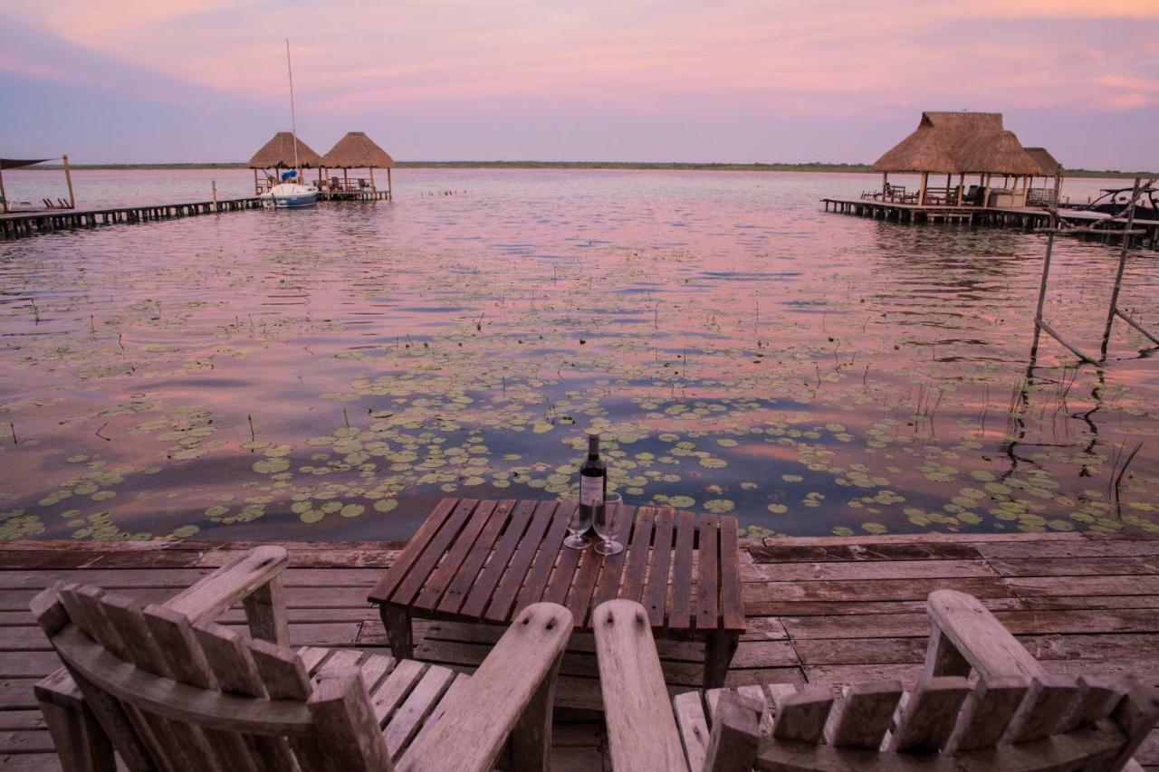 Lagoon Front Hut: Daily Cleaning, Bikes & Kayaks! Bacalar Εξωτερικό φωτογραφία
